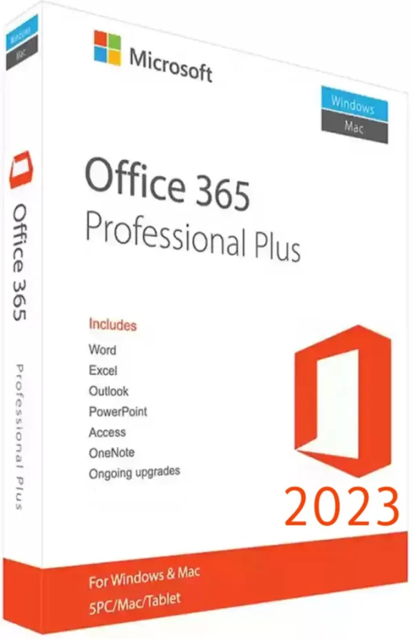 Microsoft Office 365 Pro 2023 5 PC/MAC Lebenslange Lizenz